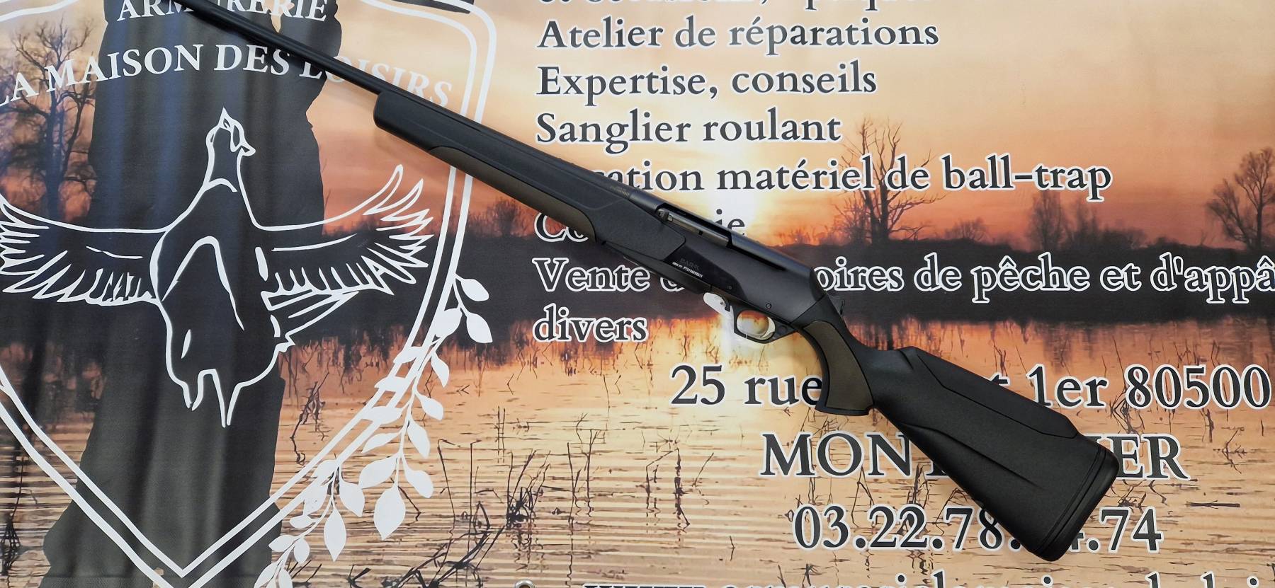 Carabine semi-automatique BROWNING BAR 4X Hunter Left Hand