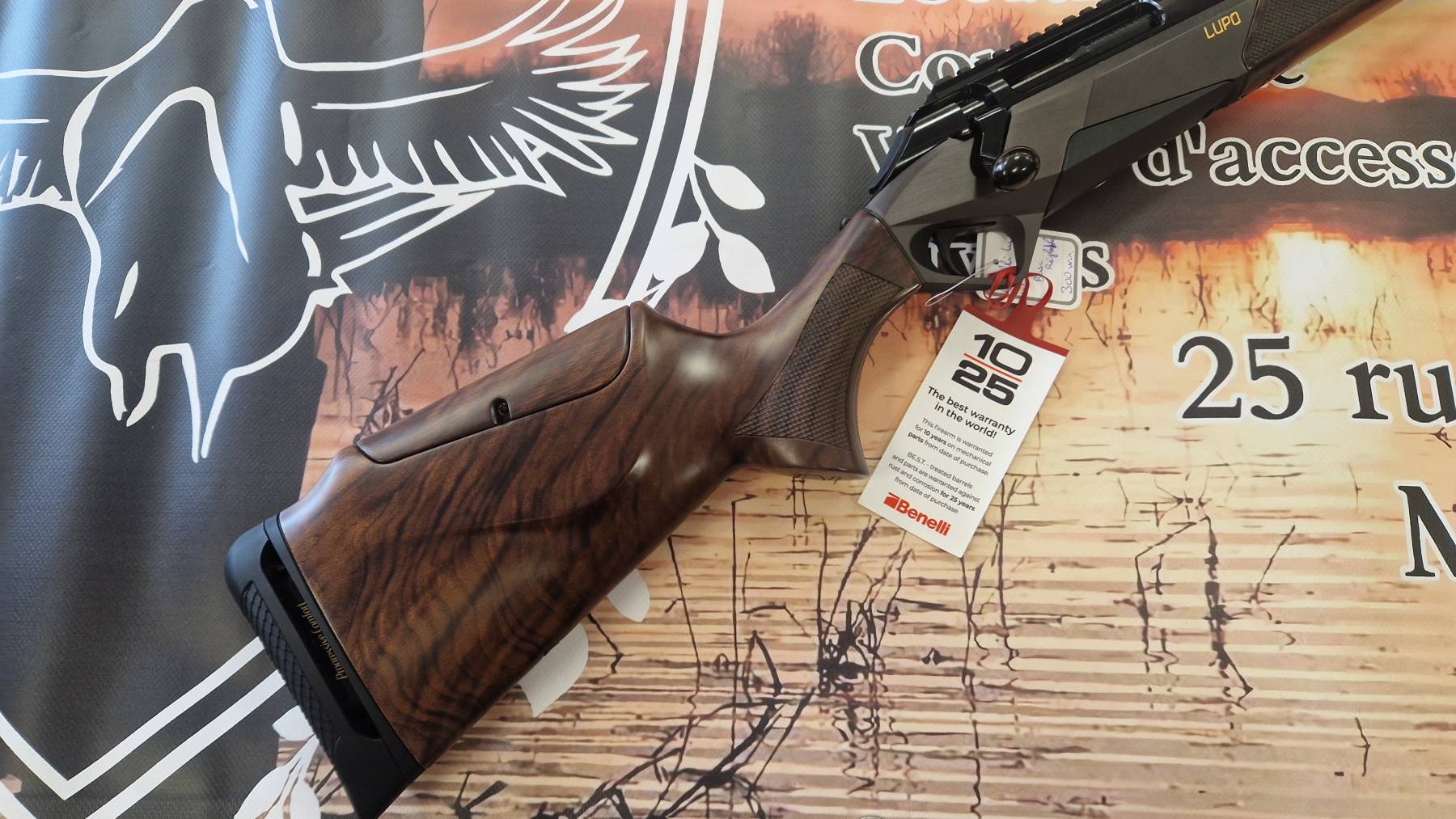 Carabine à verrou BENELLI Lupo Wood Busc réglable