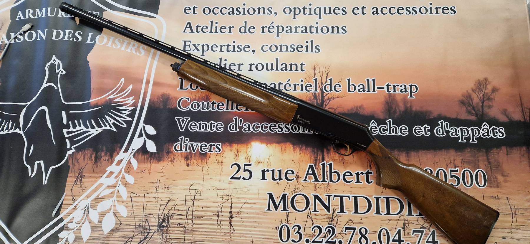 Fusil semi-automatique BROWNING B80