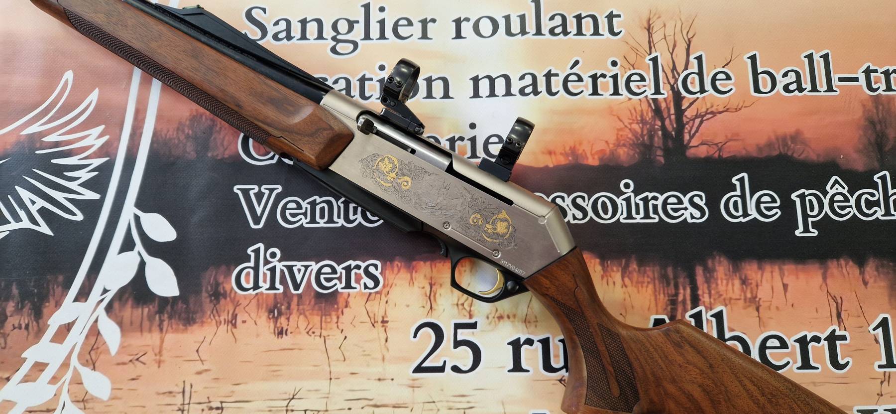 Carabine semi-automatique BROWNING Bar LongTrac gauchère
