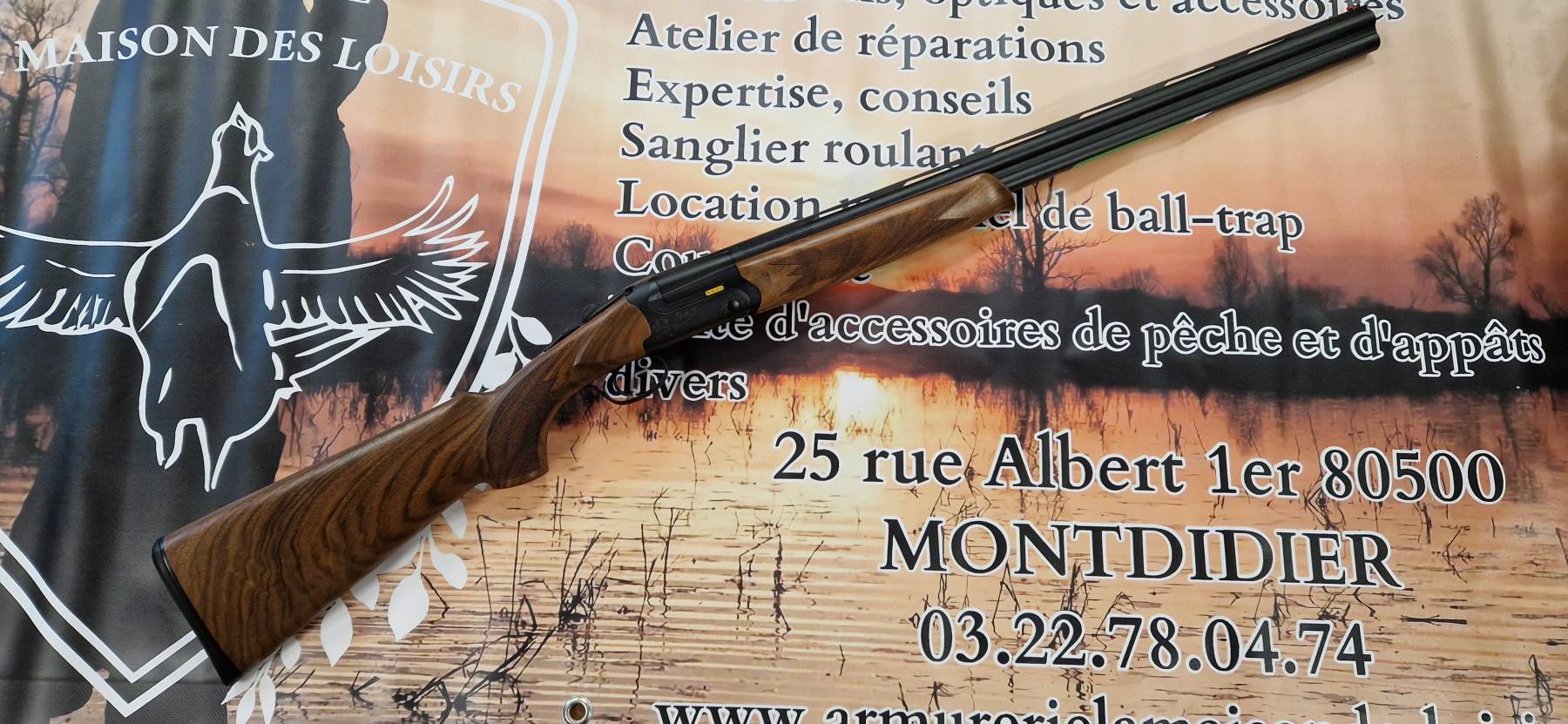 Fusil superposé FABARM Elos A2 Notte