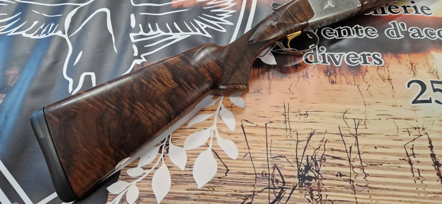 Fusil superposé BROWNING B525 Autumn Silver