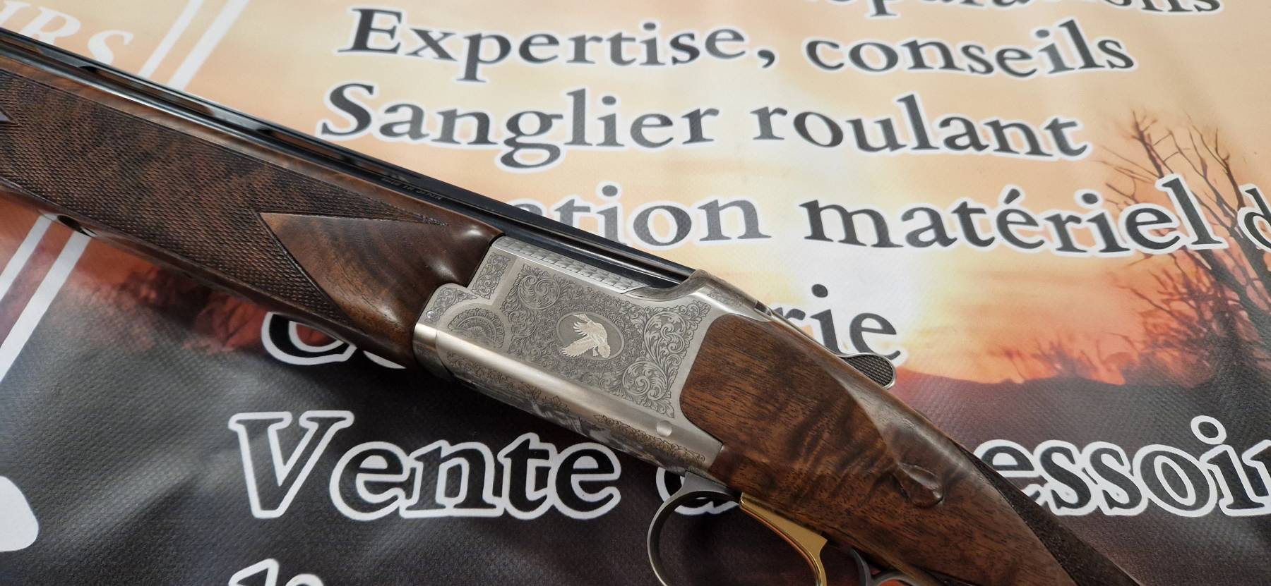 Fusil superposé BROWNING B525 Autumn Silver