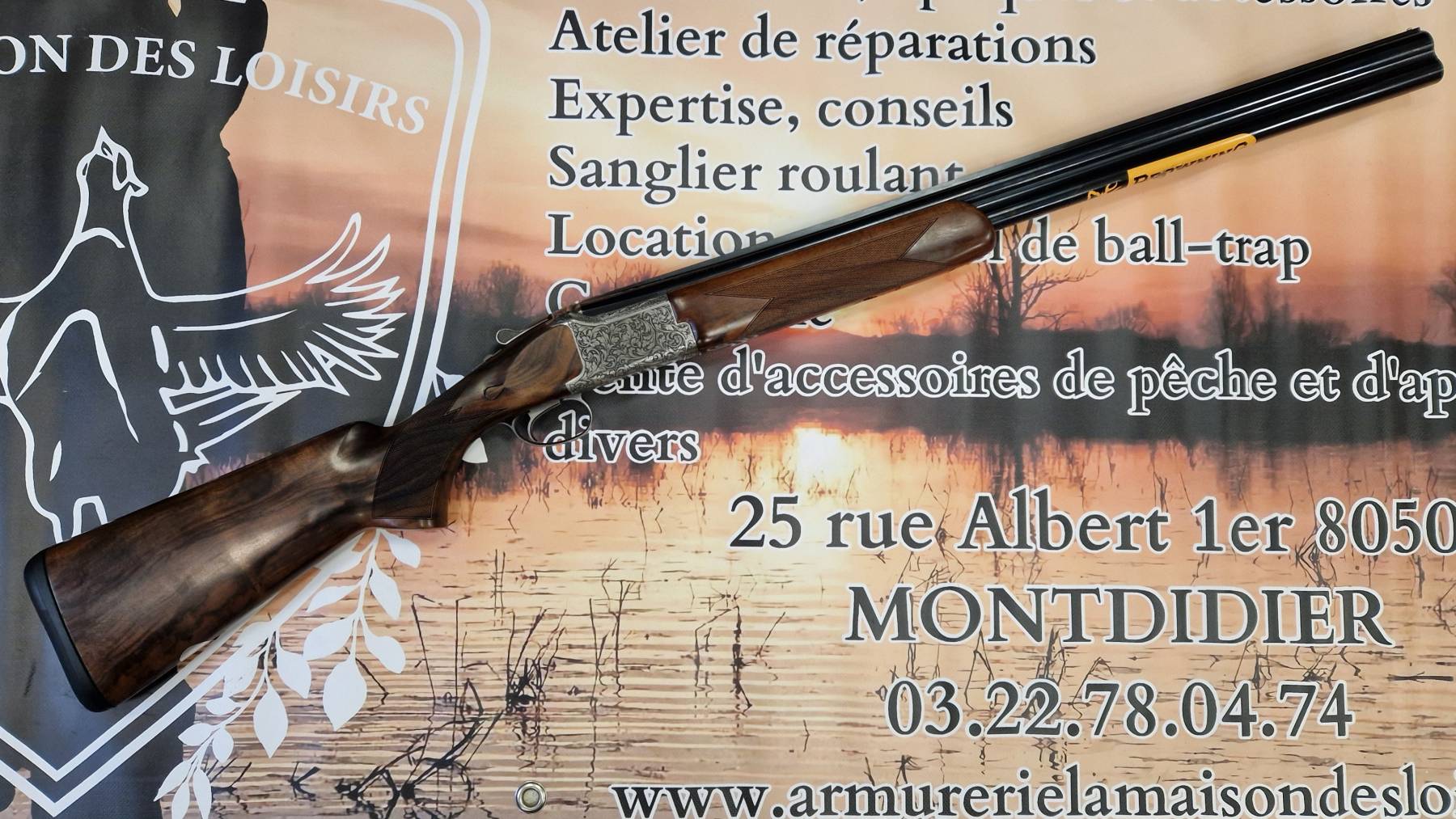 Fusil superposé BROWNING B525 HTG 100th Anniversary
