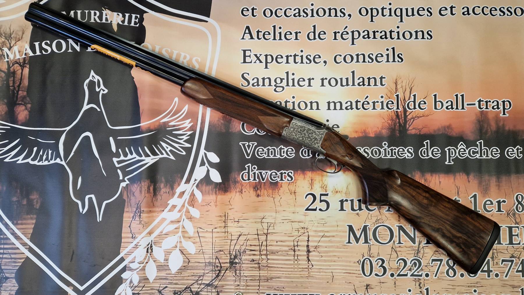 Fusil superposé BROWNING B525 HTG 100th Anniversary