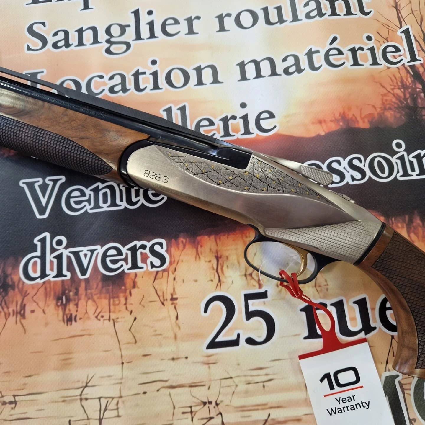 Fusil superposé BENELLI 828S Silver Advance Impact