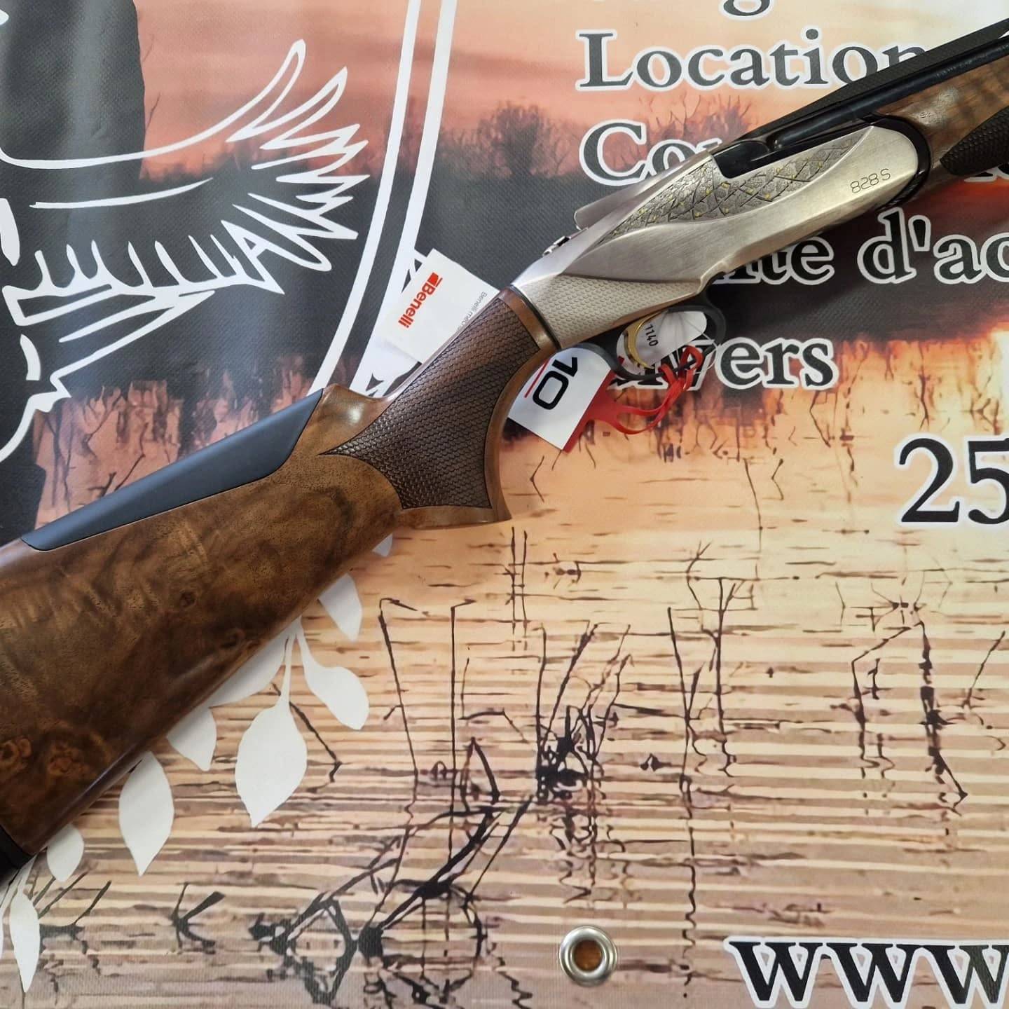 Fusil superposé BENELLI 828S Silver Advance Impact