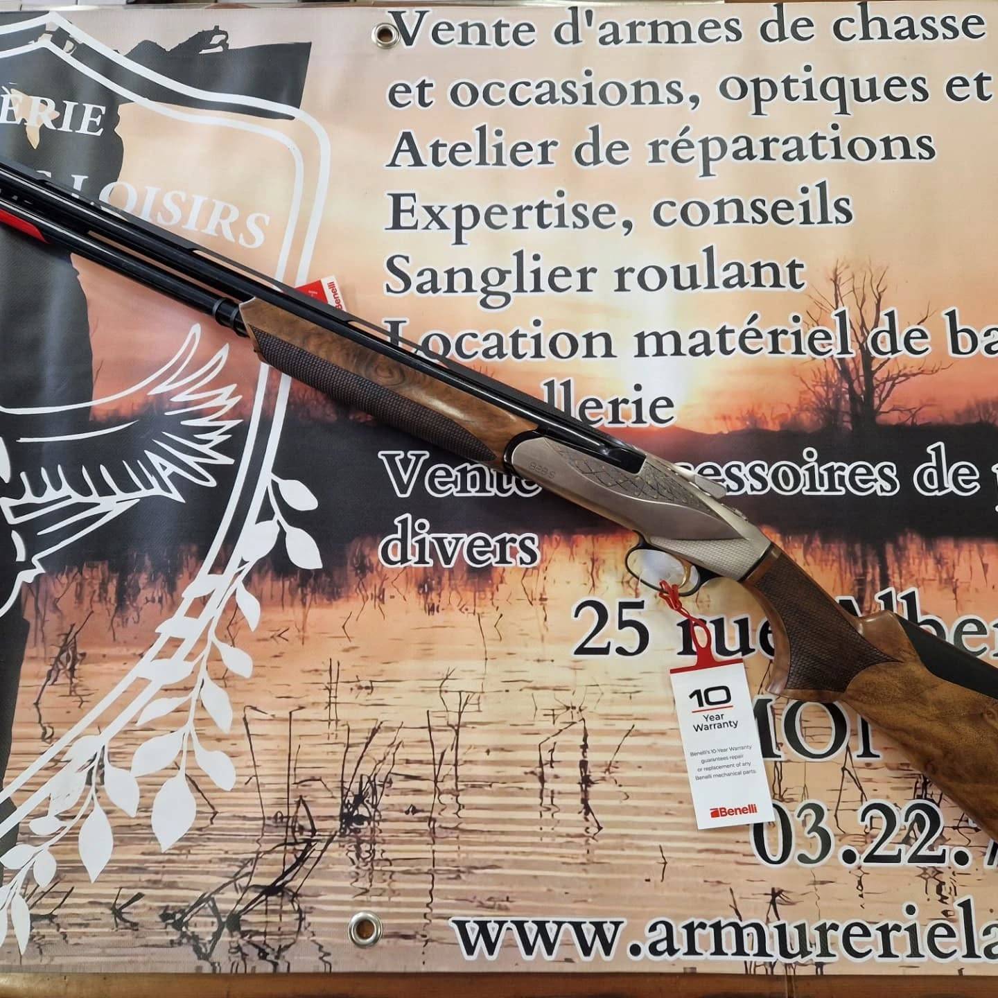 Fusil superposé BENELLI 828S Silver Advance Impact