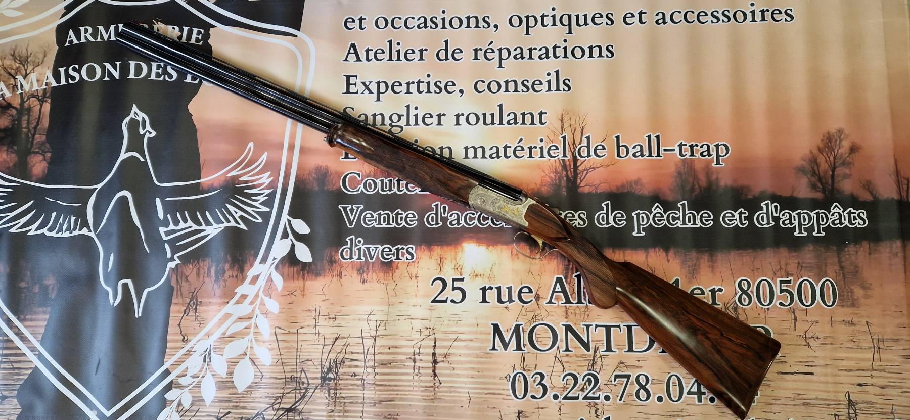 Fusil superposé CAESAR GUERINI Tempio calibre 20