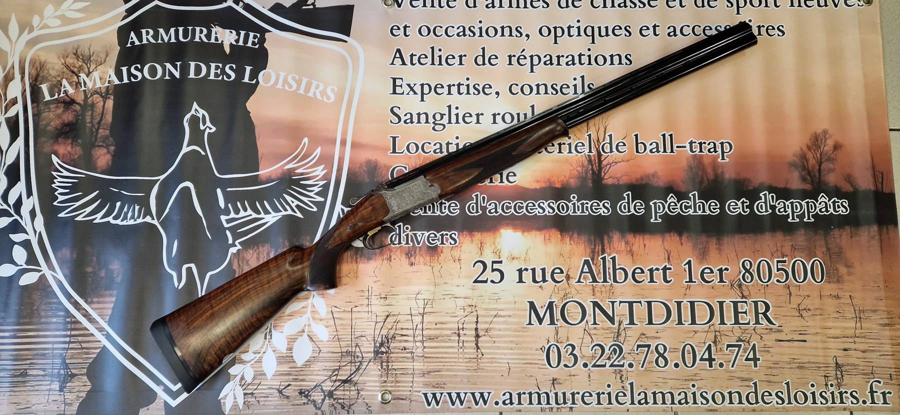 Fusil de parcours BROWNING B525 Edition Spéciale