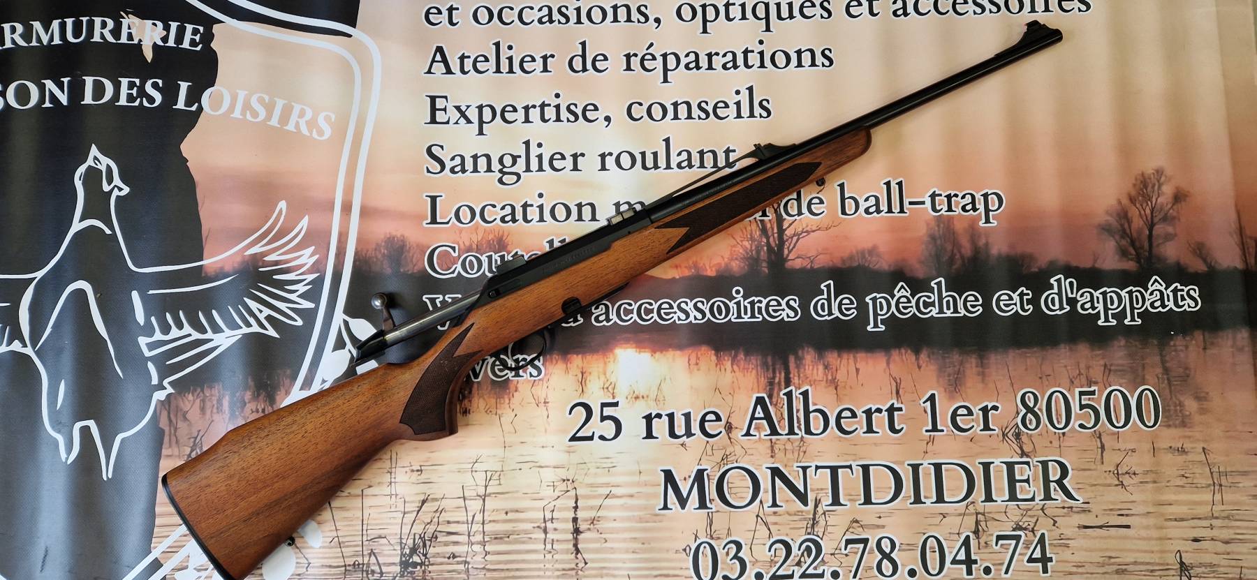 Carabine à verrou TIKKA M690 gauchère