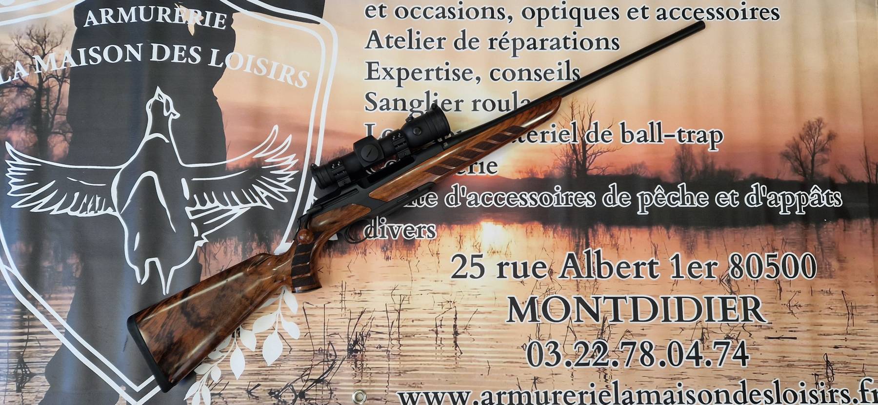 Carabine à réarmement linéaire MERKEL RX Helix Altesse grade 6