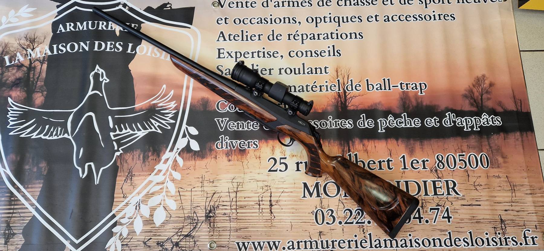 Carabine à réarmement linéaire MERKEL RX Helix Altesse grade 6